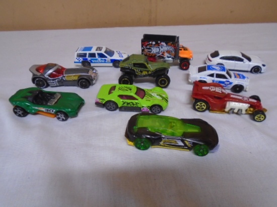 Group of (10) Hotwheels Cars