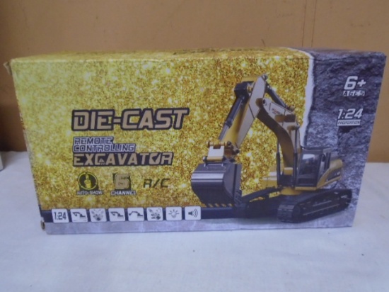 1:24 Scale Die Cast Remote Control Excavtor