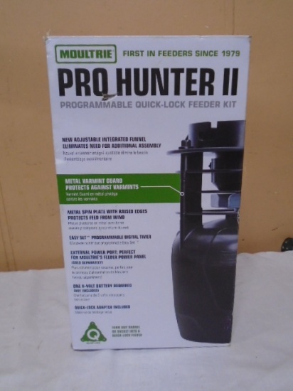 Moultrie Pro Hunter II Programmable Quick Lock Feeder Kit
