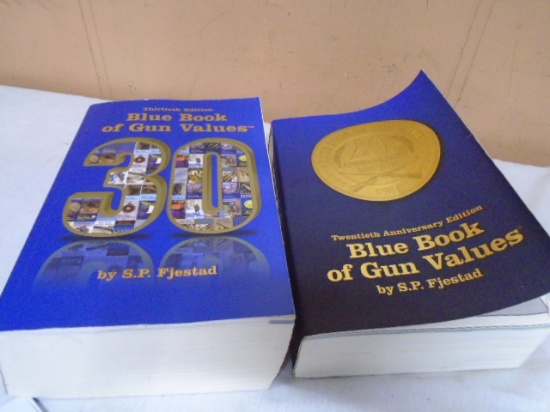 2 Blue Book of Guns Values Books