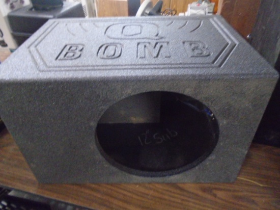 Q Bomb 12" Subwoofer Box