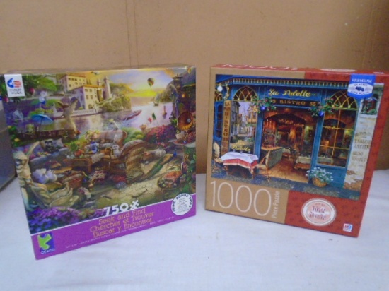 1000pc & 750pc Jigsaw Puzzles