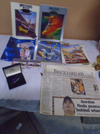 Large Group of Brickyard 400 Collectibles