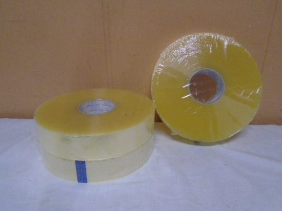 3 Large 10in Rolls of Packing Tape
