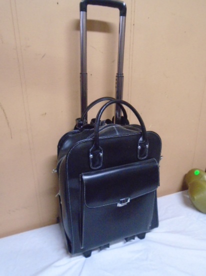 Rolling Briefcase w/Extendable Handle