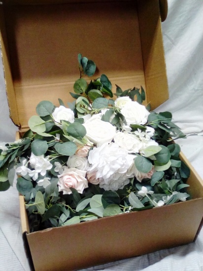 17"x20"x9" Box of Artificial Flowers