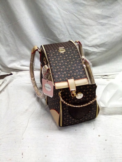 YKB Fashion Pet Carrier Dog Carrier Purse Dog Foldable Handbag Pet Tote Bag