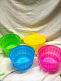 Set of 4 Sandbox/Beach Buckets for kids