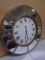 Large Round Mirrored Wall Clock