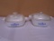 2 Pc. Set of Corningware Blue Cornflower Baking Dishes w/Lids