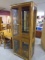 Beautiful Solid Wood Double Lighted Glass Front & Side Display/Curio Cabinet