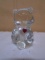 Fenton Art Glass Bear Paperweight