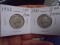 1932 and 1934 Silver Washington Quarters