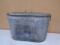 Galvanized Metal Double Boiler w/Lid