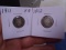 1911 and 1912 Barber Dimes