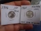 1946 and 1964 Silver Roosevelt Dimes