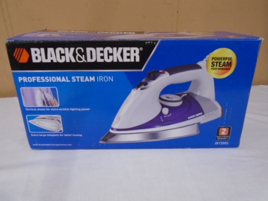 Black and Decker Professional Steam Iron