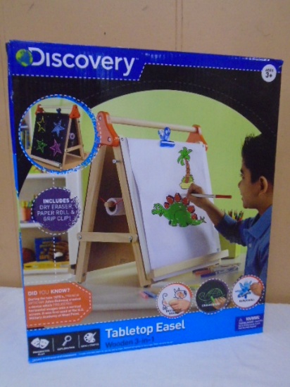 Discovery Wooden 3-in-1 Table Top Easel