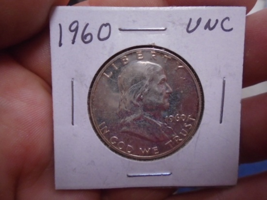 1960 Silver Franklin Half Dollar