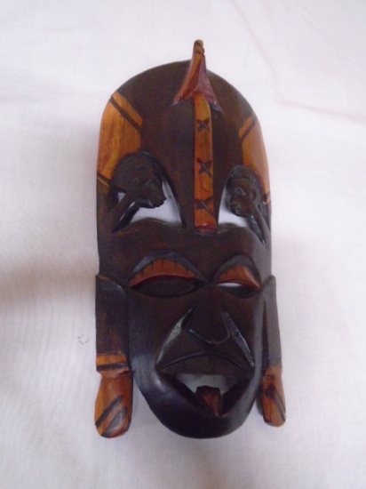 Wooden Masai Warrior Mask