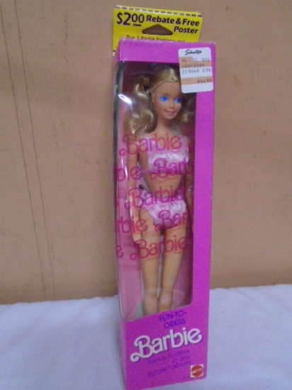 Vintage Fun-To-Dress Barbie Doll