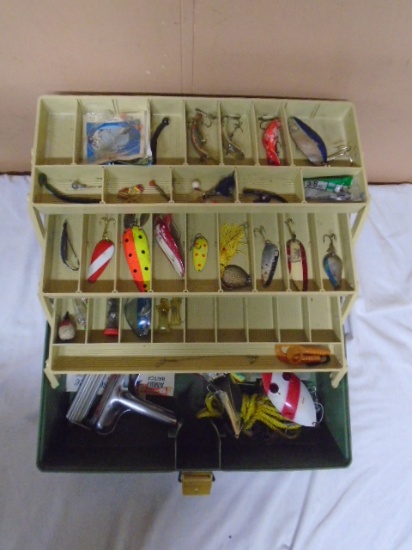 Plano 6300 Tackle Box Filled w/ Lures & Fishing Tackle