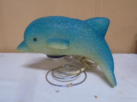 Vintage Rubber Dolphin Accent Light