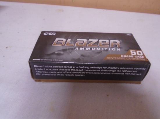 50 Round Box of CCI Blazer 40 S&W Centerfire Cartridges