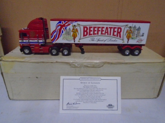 1:50 Scale Matchbox Die Cast Freightliner Coe Beefmaster Semi