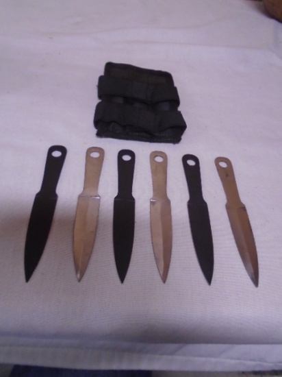 6 Pc. Set of  Throwing Knives
