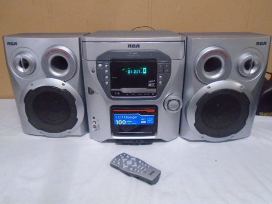 RCA RS 2663 Home Stereo w/5 Disc CD Audio System and MP3