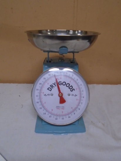 Metal Dry Goods 22 lbs. Scales