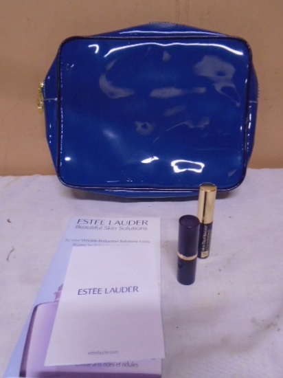 Estee Lauder Make-Up Bag w/Lipstick and Mascara
