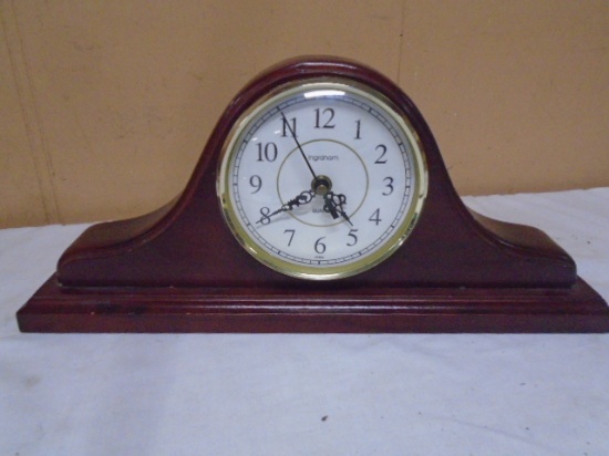 Ingram Wooden Case Quartz Mantel Clock