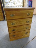 4 Drawer Oak Chest of Drawers