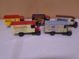 Group of 5 Corgi Die Cast Delivery Trucks