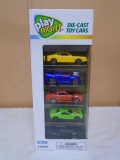 5 Pc. Set of Play Right Hotwheel Sized Die Cast Cars