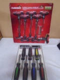 Brand New 20 Pc. T-Handle Driver Set and 7 Pc. Nut Driver Set