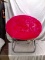 Pink Fold Up Chair
