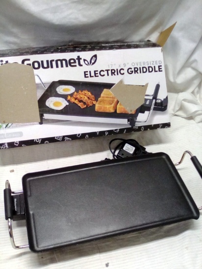 Elite Gourmet Electric Griddle 9"x17"