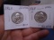 1963 & 1964 D Mint Silver Washington Quarters
