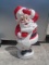 Vintage Lighted Blowmolded Santa