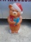 Vintage Lighted Blowmolded Santa Bear