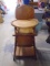 Antique Wooden Convertible High Chair