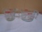 2pc Set of Pyrex Glass Measuring Cups