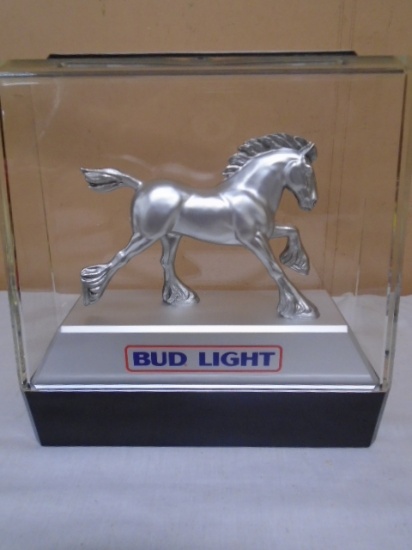 The Budweiser Light Clydesdale Display Piece