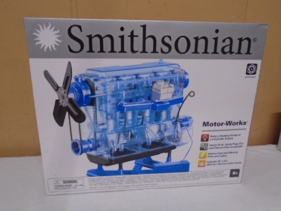 Smithsonian Motorworks 4 Cylinder Working Engine Model Kit
