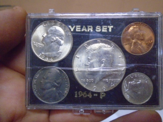 1964 P Mint Coin Year Set