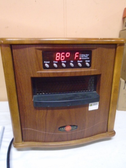 Comfort Zone Infrared Wood Case Zone Heater