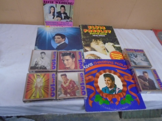 Large Group of Elvis Collectibles